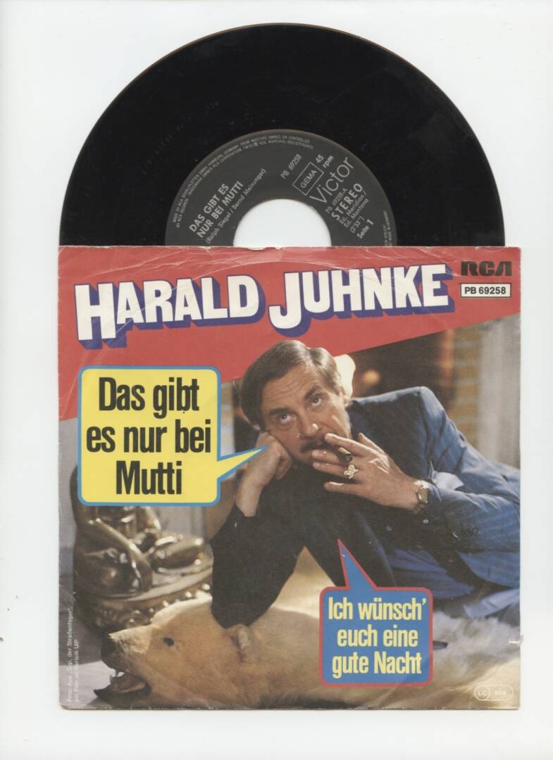 Harald Juhnke – Das Gibt Es Nur Bei Mutti / Ich Wünsch' Euch Eine Gute Nacht (1-7"-Vinyl-Single)