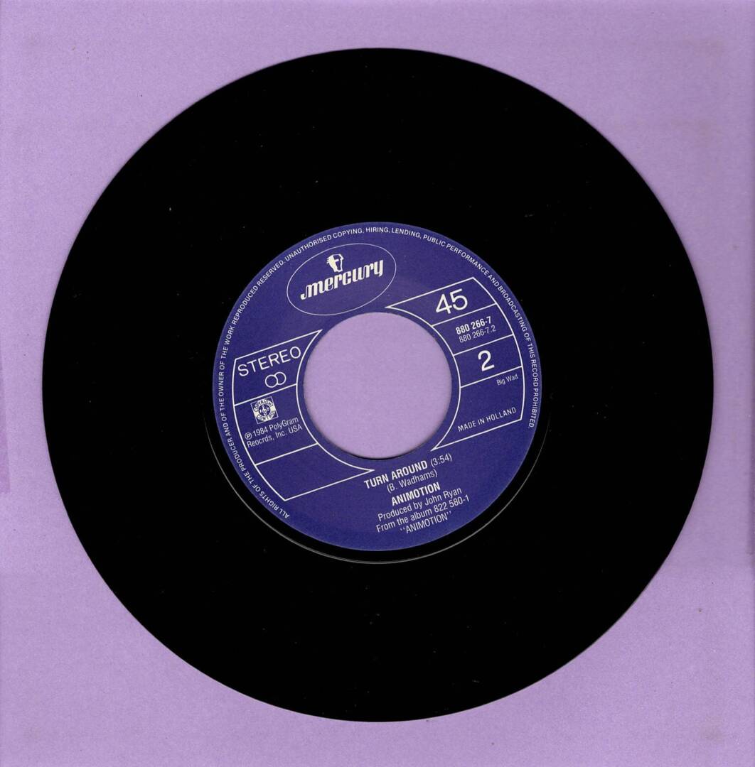 Animotion – Obsession / Turn Around (1-7"-Vinyl-Single)