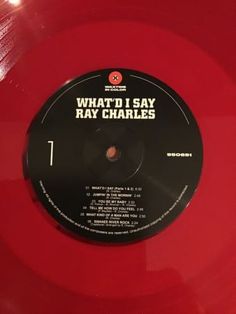 Ray Charles – What’d I Say 8436559465281 (1-12"-Vinyl-LP-Rood)