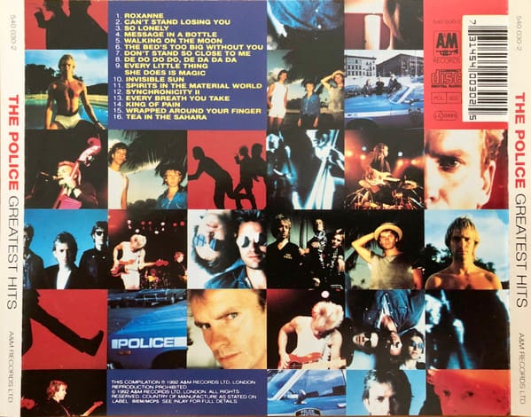 Police, The – Greatest Hits 731454003025 (1-CD-Jewelcase)