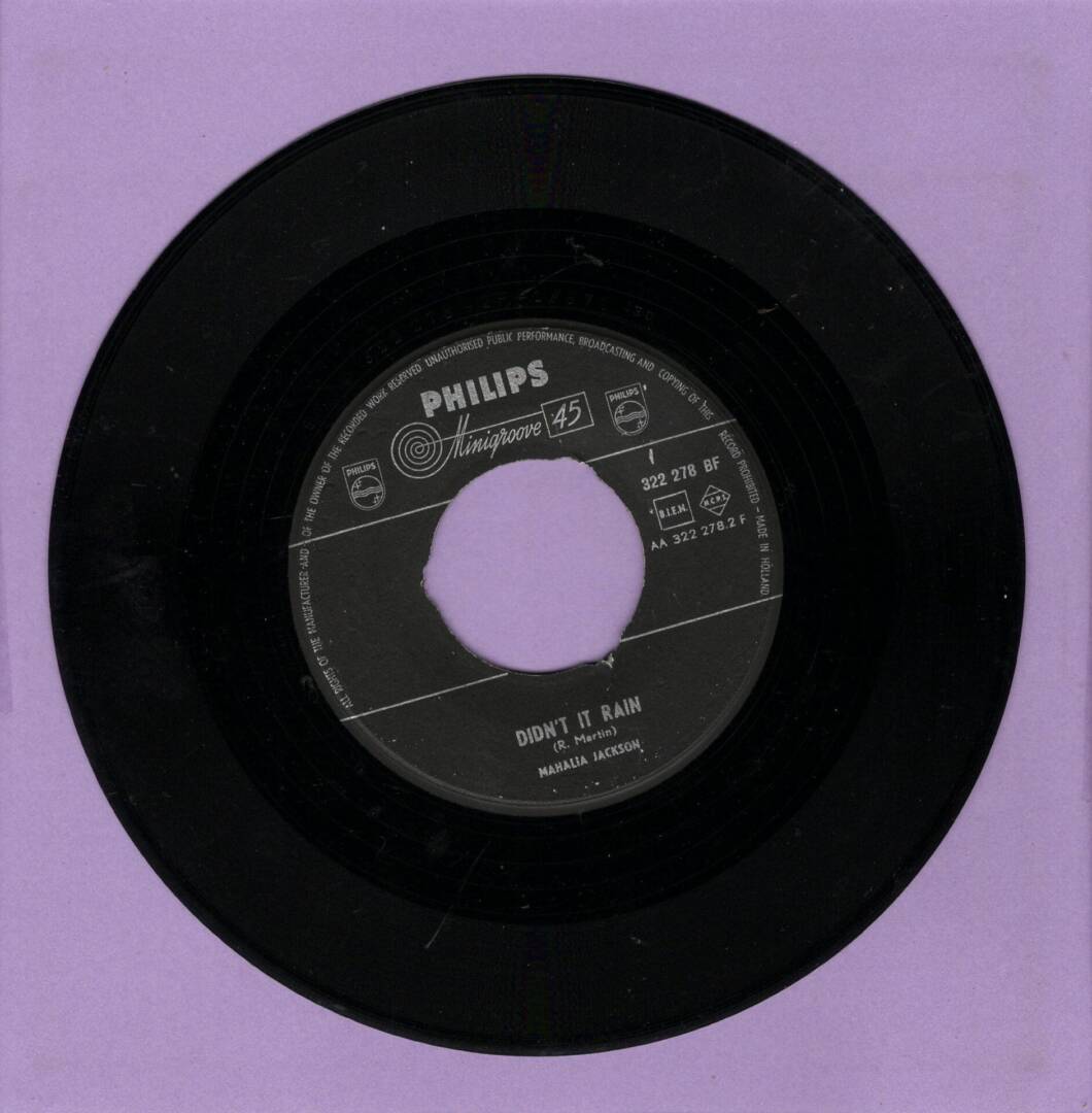 Mahalia Jackson – He's Got The Whole World In His Hands / Didn't It Rain (7"-Vinyl-Single)
